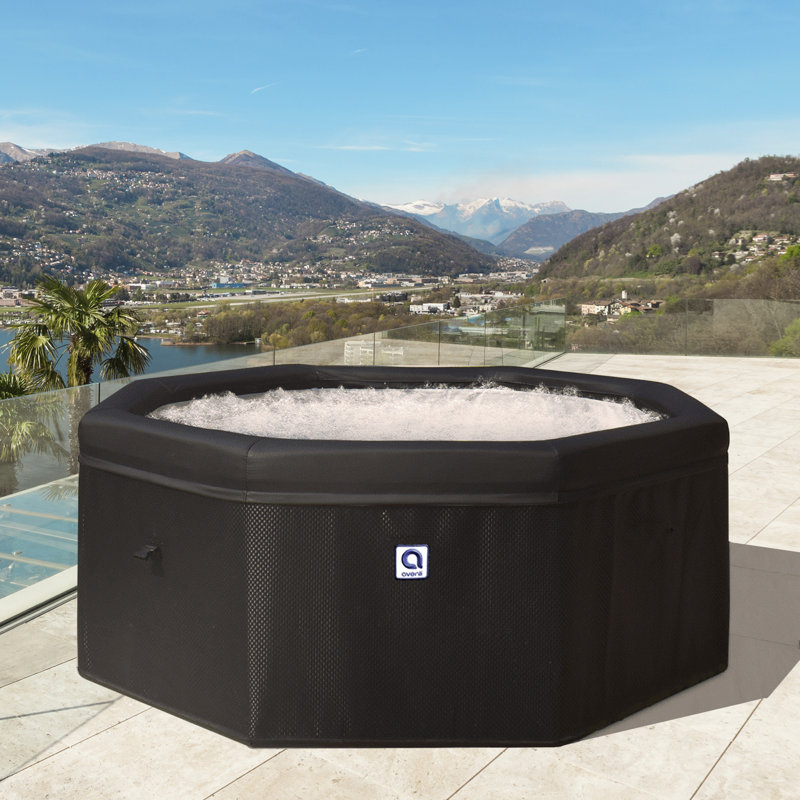 Pool Central Avenli Aegean 6Person Rigid Foam Wall Portable Hot Tub